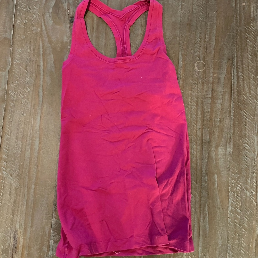 SOLD- Lululemon Pink Racerback Tank Top
